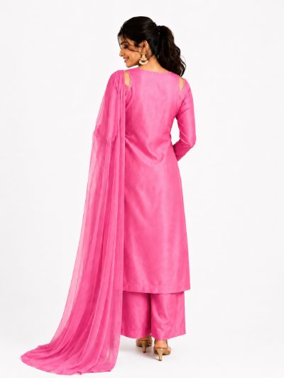 Adaa Bazaar Women's Halter Neck Kurta Set for Festive & Casual Wear