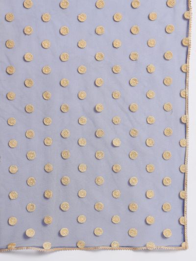 Adaa Bazaar Women's Readymade Patiala Suit (blue) with Dupatta