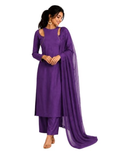 Adaa Bazaar Women's Halter Neck Kurta Set for Festive & Casual Wear