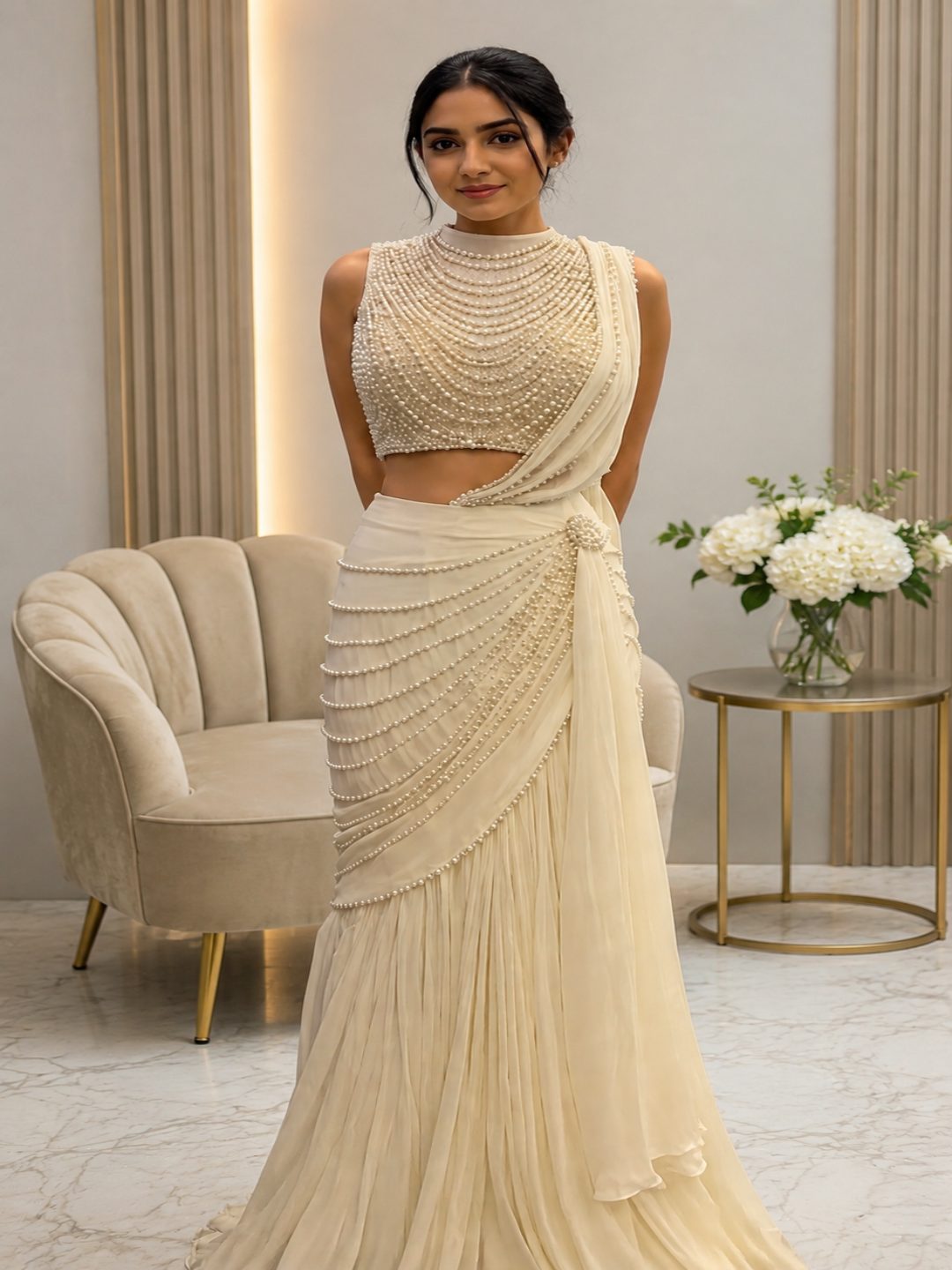 Draped Saree