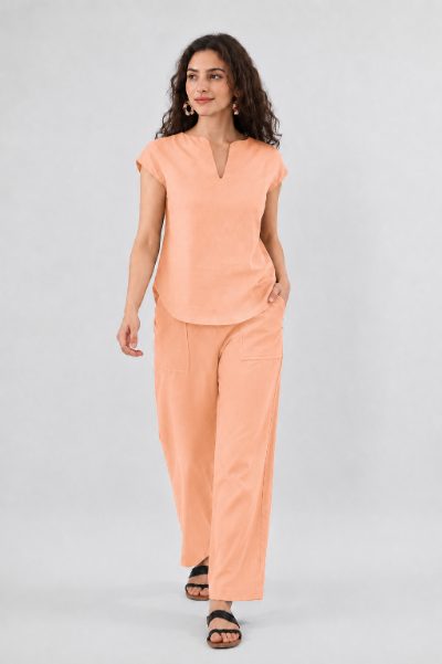 Adaa Bazaar Women's Cotton Cambric Co-Ord Set for Daily Wear