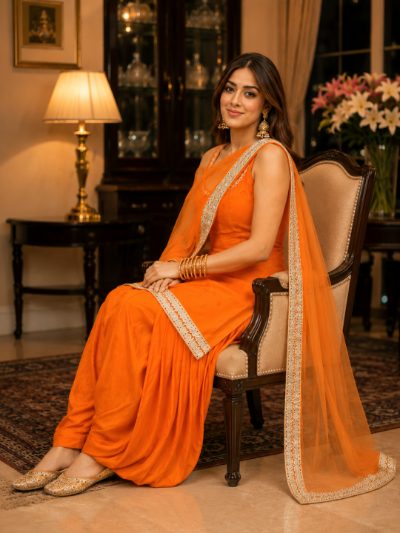 Adaa Bazaar Women's Patiala Suit Salwar Punjabi Suits
