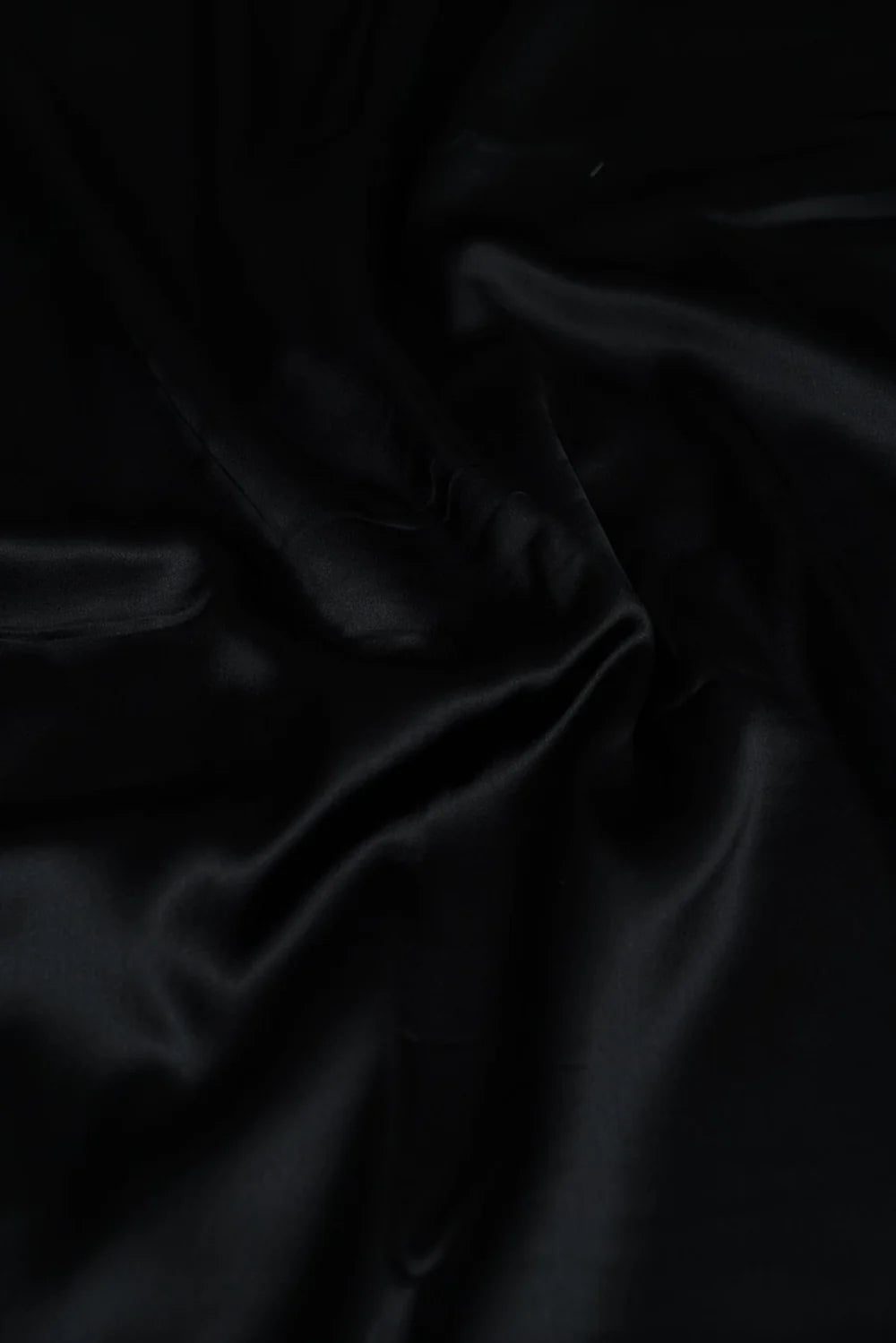 Adaa Bazaar Women's Black Dyed Satin Fabric ₹ 145 Per Metre