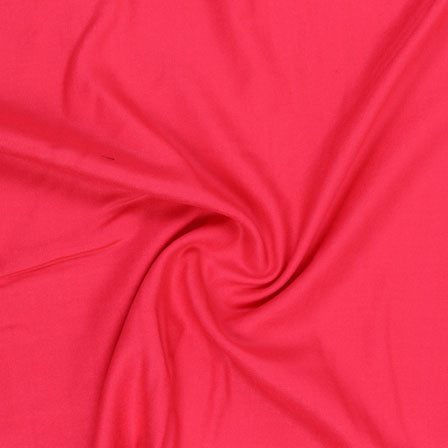 Adaa Bazaar Women's Pink Plain Rayon Fabric ₹ 210 Per Metre